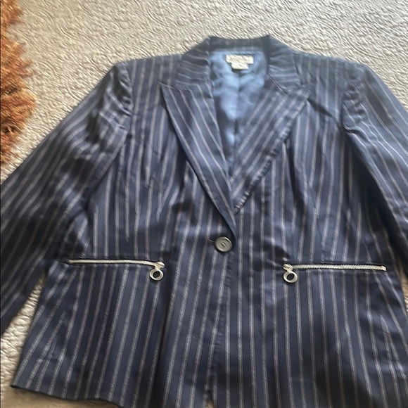 Michael Kors Jackets & Blazers - Michael Kors Navy Pinstripe Blazer